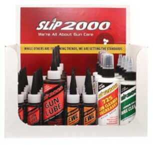 Slip 2000 36 Piece Counter Display 12 Units #60001 1oz. Gun Lube 4 #60006 4oz. #60317 EWL