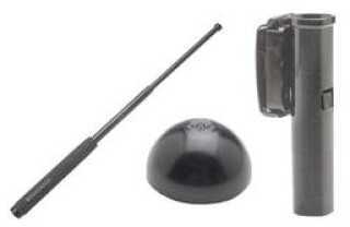 Monadnock Friction Lock 21 Patrol Kit Baton 21" Black Hindi Cap And Front Draw Holder 2620