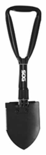 SOG Knives & Tools Entrenching Multi-Tool Serrated Edge High Carbon Steel Black Powder Coat Handle Nylon Shea