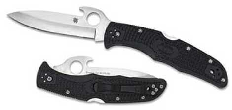 Spyderco Endura4 Folding Knife Vg10/Satin Plain Clip Point Emerson Wave/Circle Thumb Hole/Pocket 3.75" Gray FRN Box