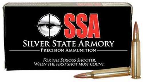 5.56mm Nato 64 Grain Hollow Point 20 Rounds Silver State Armory Ammunition