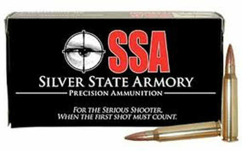 5.56mm Nato 77 Grain Hollow Point 20 Rounds Silver State Armory Ammunition