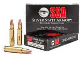 6.8mm SPC 110 Grain AccuBond 20 Rounds Silver State Armory Ammunition