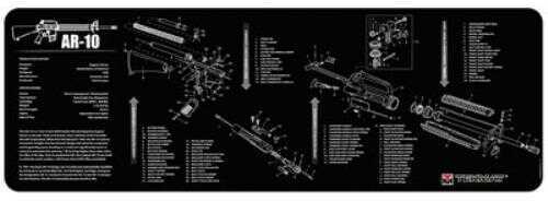 TekMat AR-10 Rifle Mat 12"x36" Black Finish 36-AR10