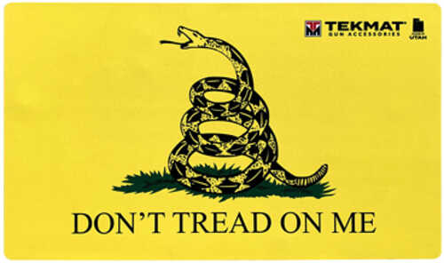 TekMat Door Mat Don't Tread on Me Yellow 25"x42" 42-TREAD