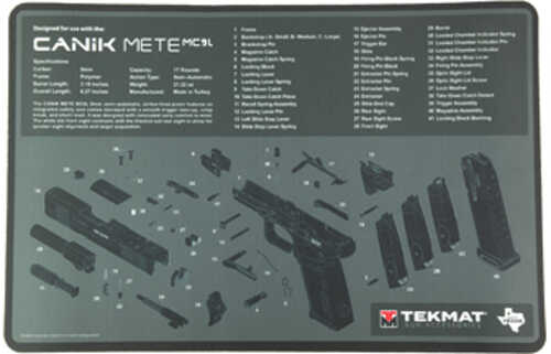 TekMat Tekmat for Canik MC9L Cleaning Mat Black TEK-R17-CANIK-MC9L