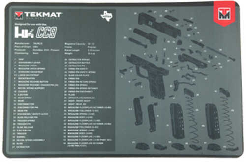 TekMat Tekmat for HK CC9 Cleaning Mat Black TEK-R17-HK-CC9