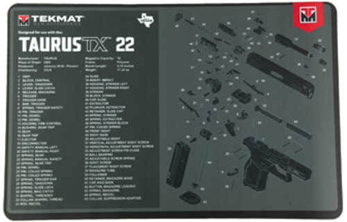 TekMat Tekmat for Taurus TX22 Cleaning Mat Black TEK-R17-TAURUS-TX22