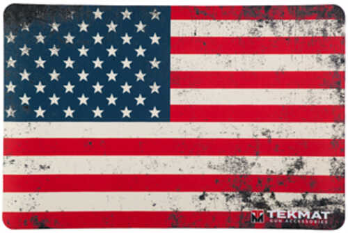 TekMat Cleaning Mat Pistol Size 11"x17" Old Glory US Flag Red/White/Blue TEK-R17-USFLAG-01