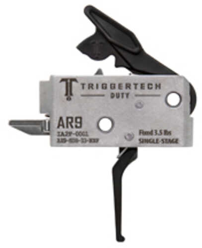 Triggertech Duty Flat Single Stage 3.5lb Pull Fits Ar-9 Anodized Finish Black Ah9-sdb-33-nnf