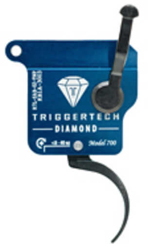 TriggerTech Rough Diamond Single-Stage Trigger Fits Remington 700 Clones Pro-Curve Trigger No Bolt-Release Left Hand PVD