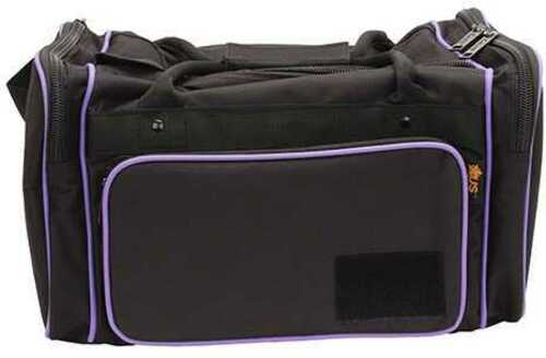 US PeaceKeeper Medium Range Bag Black w/Purple Accents 600 Denier Polyester 18x10x10 P22214