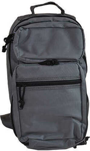 US PeaceKeeper EDC Sling Pack Shoulder Bag Urban Gray 600 Denier Polyester 8.5x17x5.5