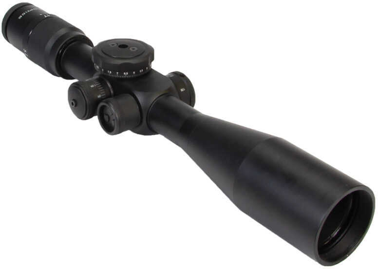 US Optics LR-17 Riflescope 3.2-17X44mm Mil Scale MPR Illuminated, FFP Reticle Black 30mm Tube Md: LR-17MPR