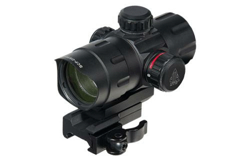 Leapers Inc. - UTG 4.2" ITA Red/Green T-Dot with QD Mount 32.5 Objective Black Finish 38mm SCP-DS3840TDQ