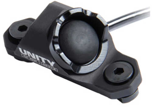 Unity Tactical Hot Button Light Activation Switch M-lok Compatible With Surefire Tailcaps Anodized Finish Black Hbm-sb