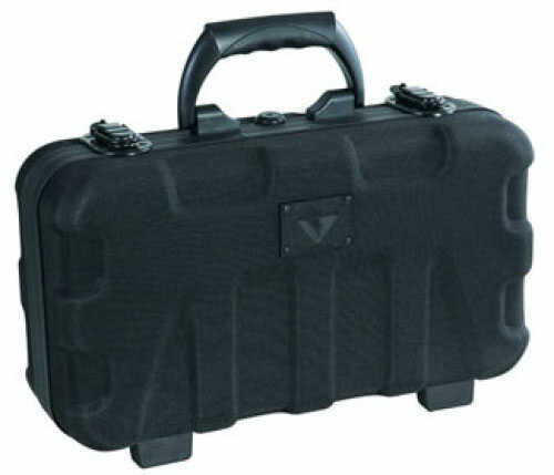 Vanguard Outback Gun Case 30C Double Pistol Black Hard Exterior: 16.125" X 8.875" 4.875"