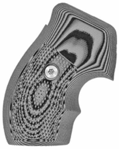 VZ Grips Tactical Diamond Revolver Black/Gray Color G10 Fits S&W J Frame Round Butt