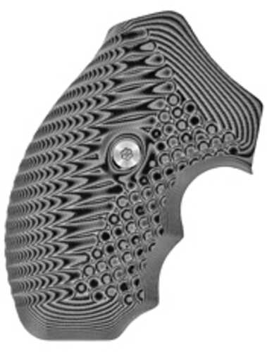 VZ Grips Operator II Revolver Black/Gray Color G10 Fits S&W J Frame Round Butt