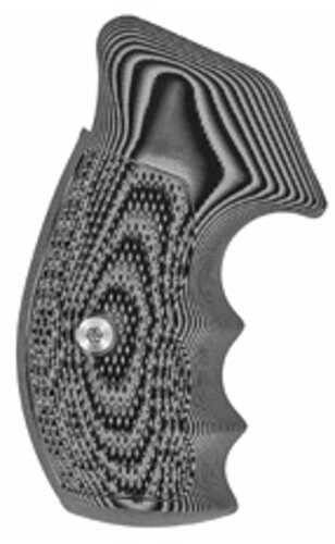 VZ Grips Tactical Diamond Revolver Black/Gray Color G10 Fits S&W K/L Frame Round Butt