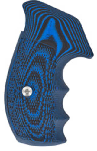 VZ Grips Tactical Diamond Revolver Blue/Black Color G10 Fits S&W N Frame Round Butt NF-TD-BB-RB
