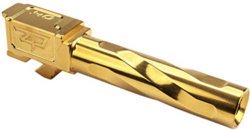 Zaffiri Precision Pistol Barrel 40 S&W 3.9" Titanium Nitride Finish Gold For Glock 23 Gen 1-3