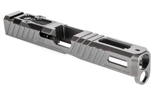 ZEV SLDZ175GOMENRMRGRY Omen RMR compatible with for Glock 17 Gen5 17-4 Stainless Steel Titanium Gray