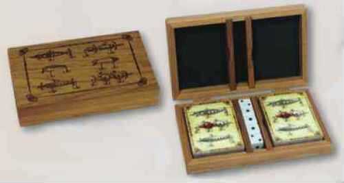 Rivers Edge Cards/Dice & Box Lures W/Wood Box