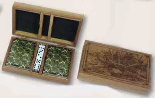 Rivers Edge Cards/Dice & Box Deer W/Wood Box