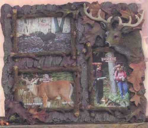 Rivers Edge Picture Frame Deer 3-Picture 4X6