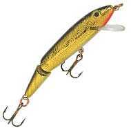 Rebel Jointed FloatIng Minnow 1/2Oz 4-1/2 In. Gold/Black