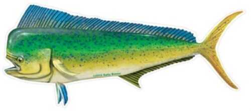 Salty Bones Profile Fish Decal 13-3/4In X 4-3/4In Mahi Md#: BPF2484