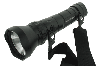 Wolf-Eyes Shark-1 24W/10W 2Mode Hid Flashlight With Rechargeable Lithium Battery