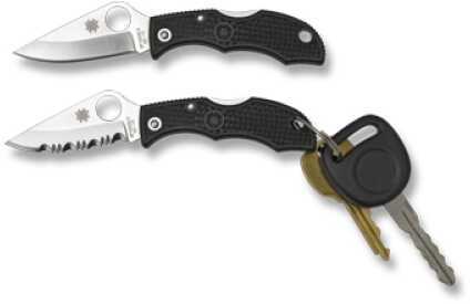 Spyderco LBKP3 Ladybug 3 Folder 1.94" VG-10 Clip Point Fiberglass Nylon Black
