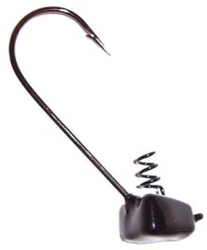 Chompers Shaky Head Jigs 1/4 Black 5 Back SHK14Bk5