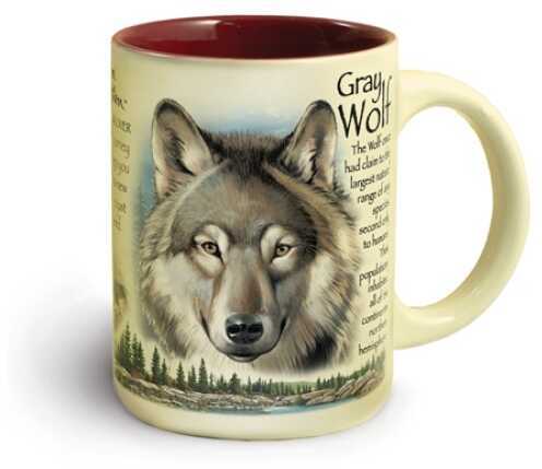 American Expedition Wildlife Ceramic Mug 16 Oz - Wolf