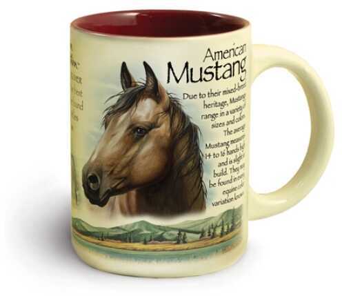 American Expedition Wildlife Ceramic Mug 16 Oz - Mustang