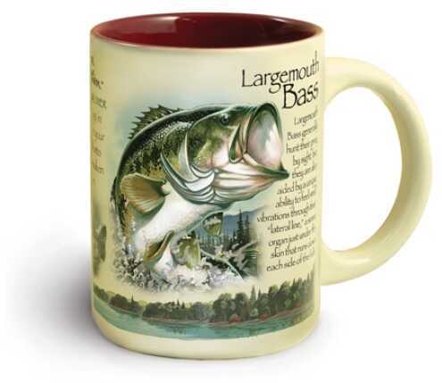 American Expedition Wildlife Ceramic Mug 16 Oz - Largemouth Bass