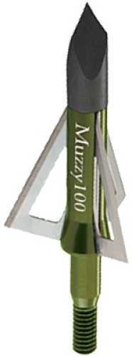 MUZZY BROADHEAD Standard 3-Blade 100 Grains 1 3/16" Cut 6Pk