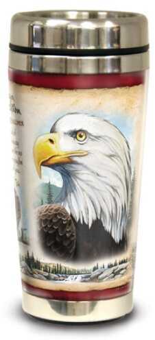 American Expedition Wildlife Steel Travel Mug - Bald Eagle