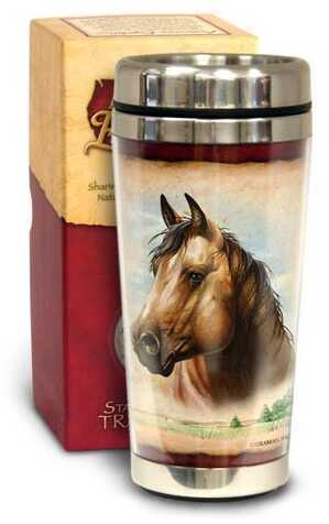 American Expedition Wildlife Steel Travel Mug - Mustang