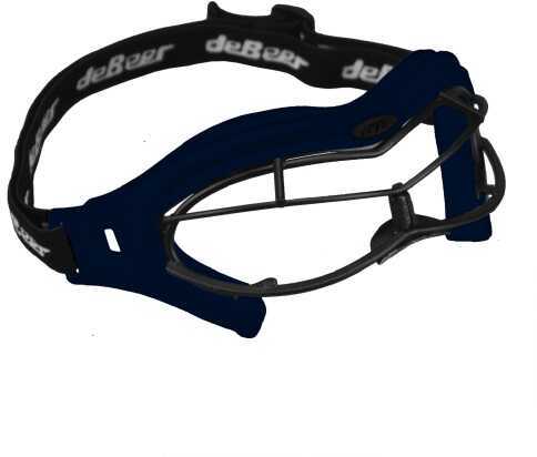 deBeer Lacrosse Lucent Si Goggle Navy Frame And Black Wire