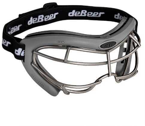 deBeer Lacrosse Vista Si Goggle Silver Frame And Wire