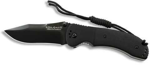 Ontario Knife Co JPT-3R Dp Folding Black Rnd BP