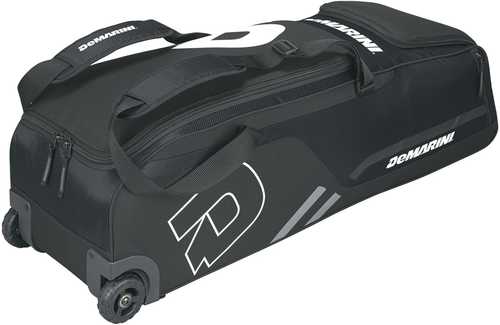 DeMarini Momentum Baseball Wheeled Bag-Black