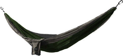 Osage River Twain Double Hammock - Dark Green/Grey