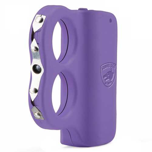 Guard Dog Dual LED Grip To Stun Gun - Rechargeable - Purple