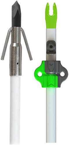 Muzzy Fish Arrow W/carp Point Nock & Bottle Slide 1ea
