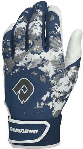 DeMarini Digi Camo II Adult Batting Glove-Navy Large