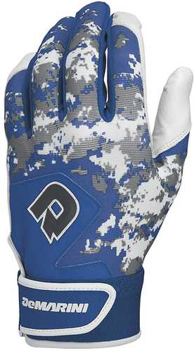 DeMarini Digi Camo II Adult Batting Glove-Royal Large